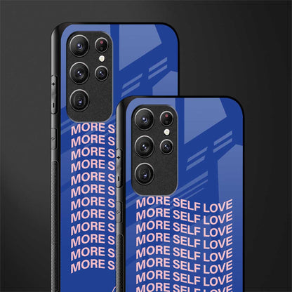 more self love glass case for samsung galaxy s22 ultra 5g image-2