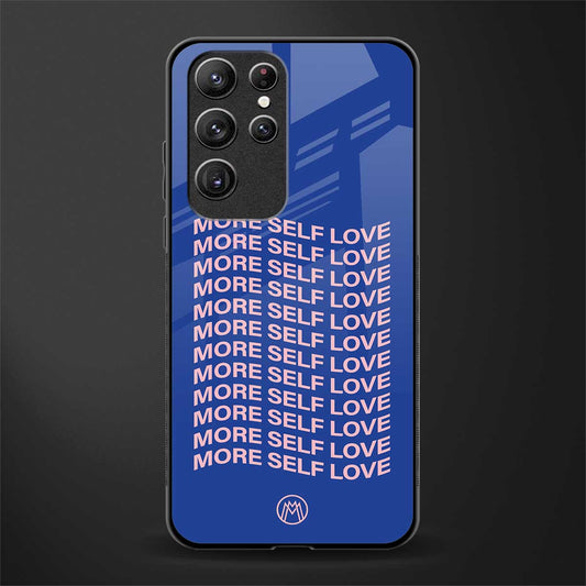 more self love glass case for samsung galaxy s21 ultra image