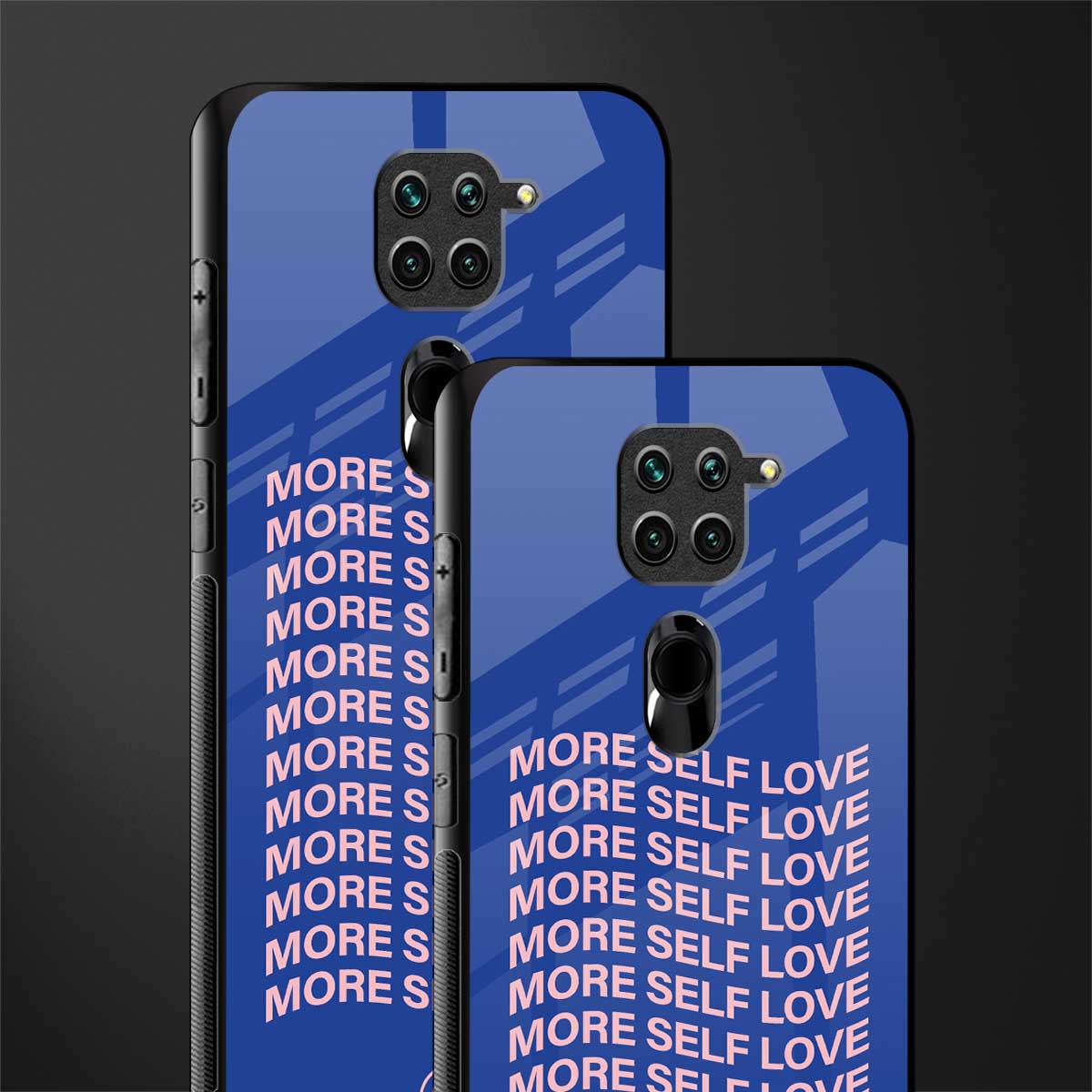 more self love glass case for redmi note 9 image-2