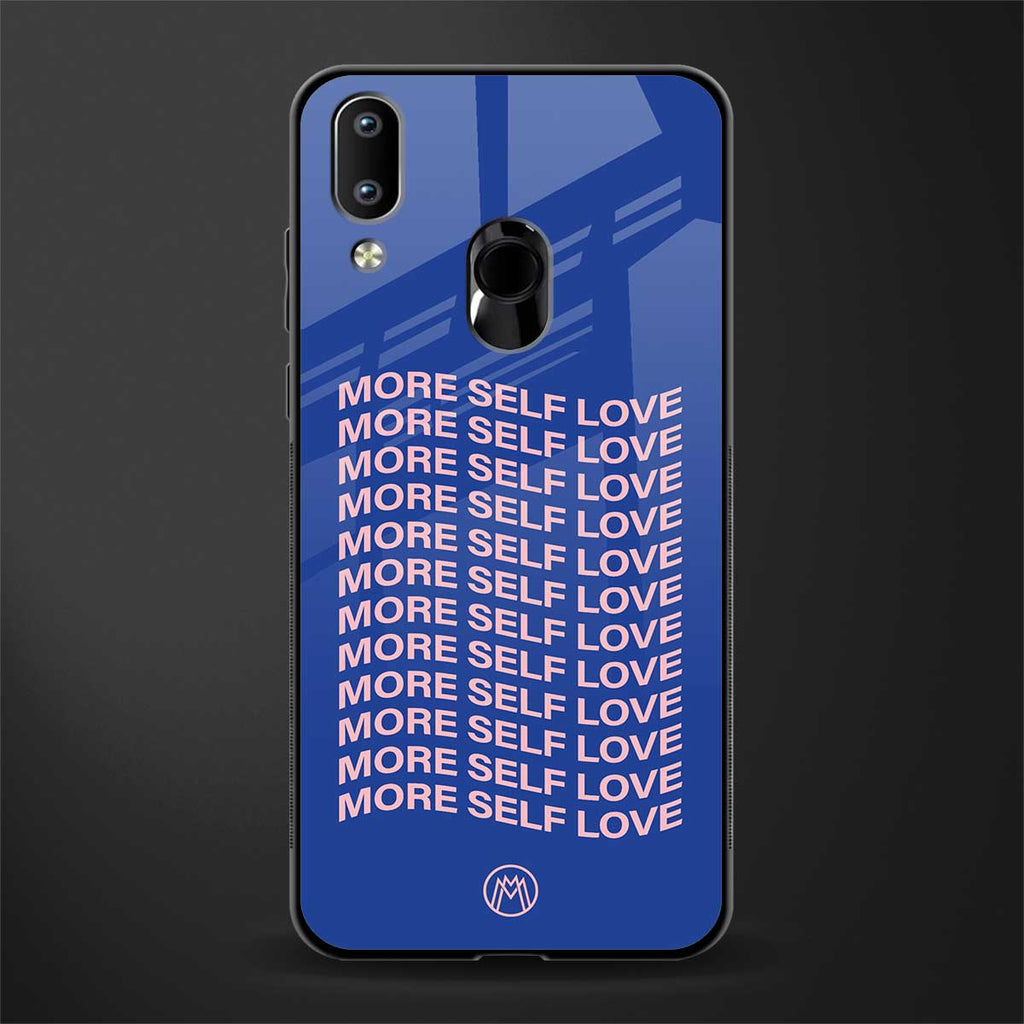 more self love glass case for vivo y93 image