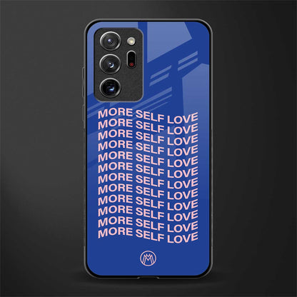 more self love glass case for samsung galaxy note 20 ultra 5g image