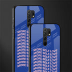 more self love glass case for redmi 9 prime image-2