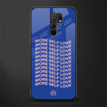 more self love glass case for redmi 9 prime image