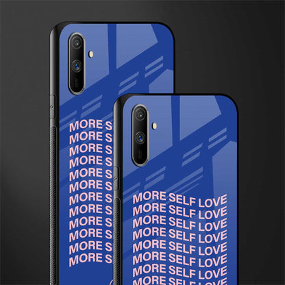 more self love glass case for realme c3 image-2