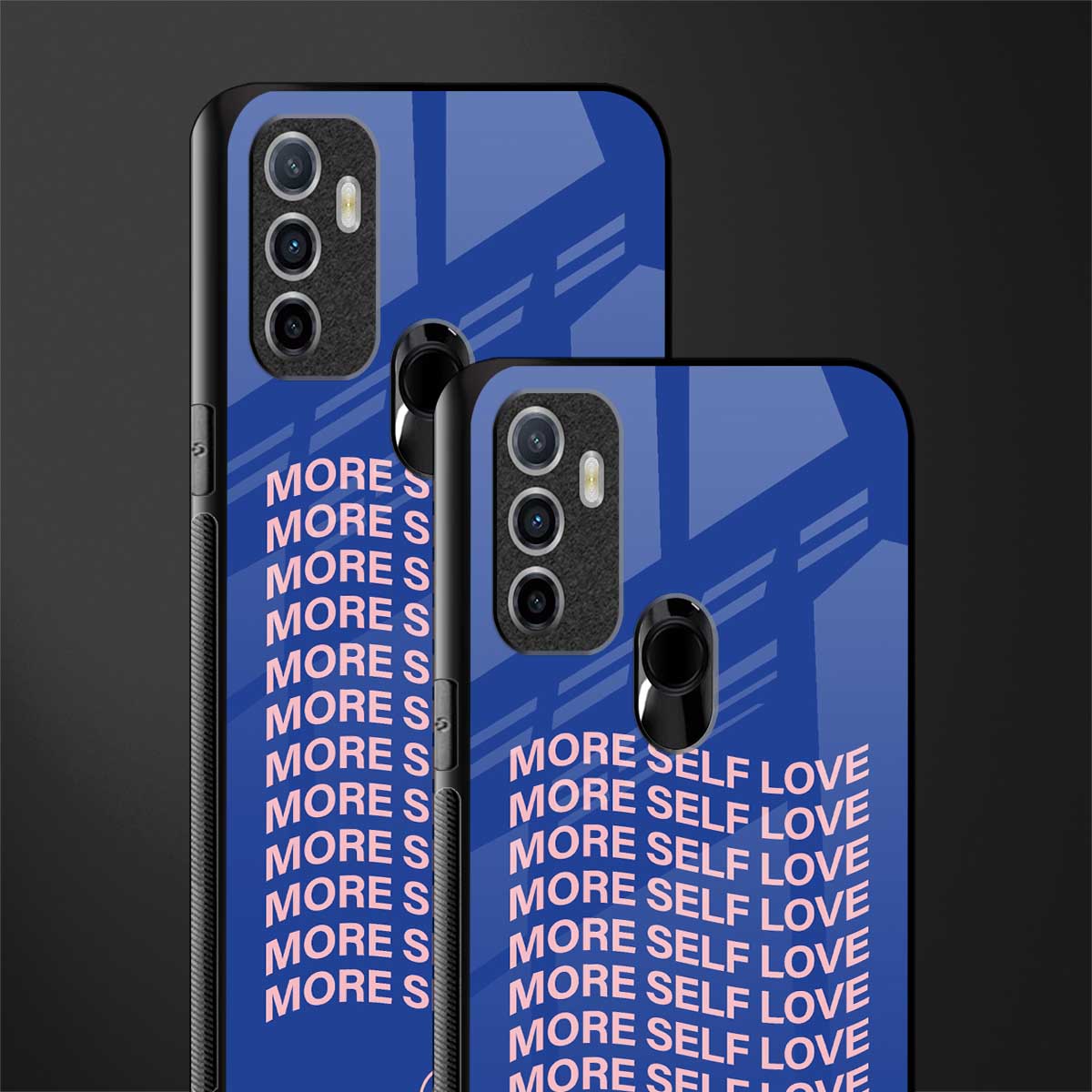 more self love glass case for oppo a53 image-2