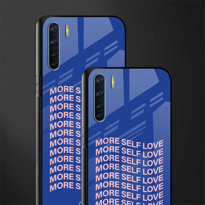 more self love glass case for oppo f15 image-2