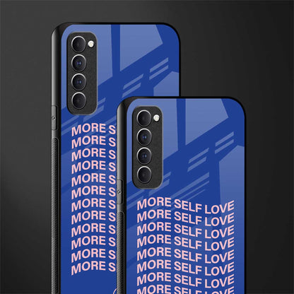 more self love glass case for oppo reno 4 pro image-2