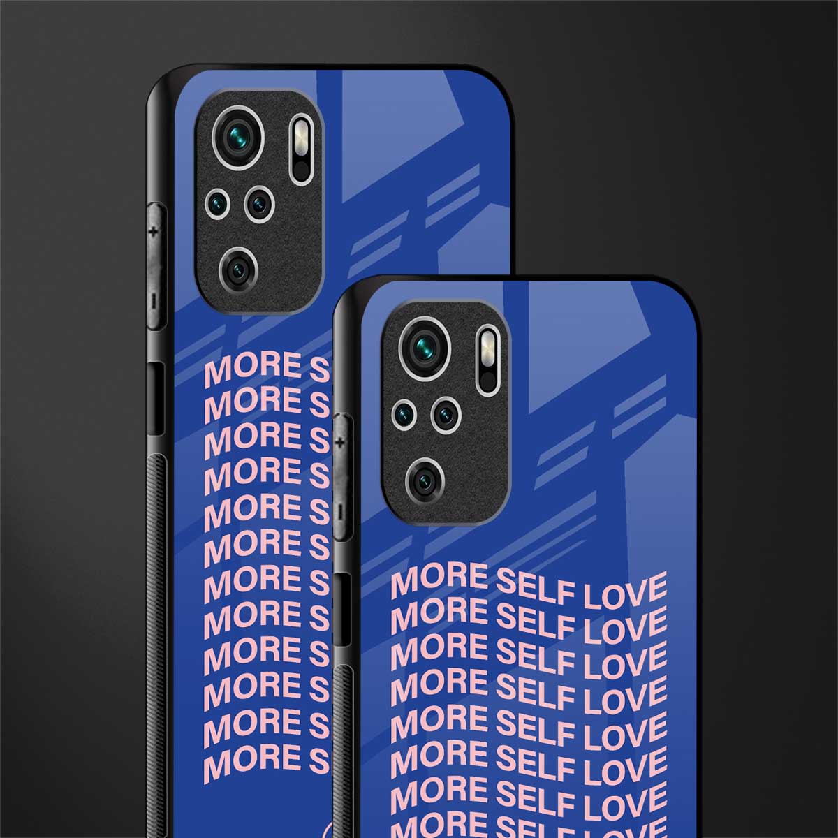 more self love glass case for redmi note 10s image-2