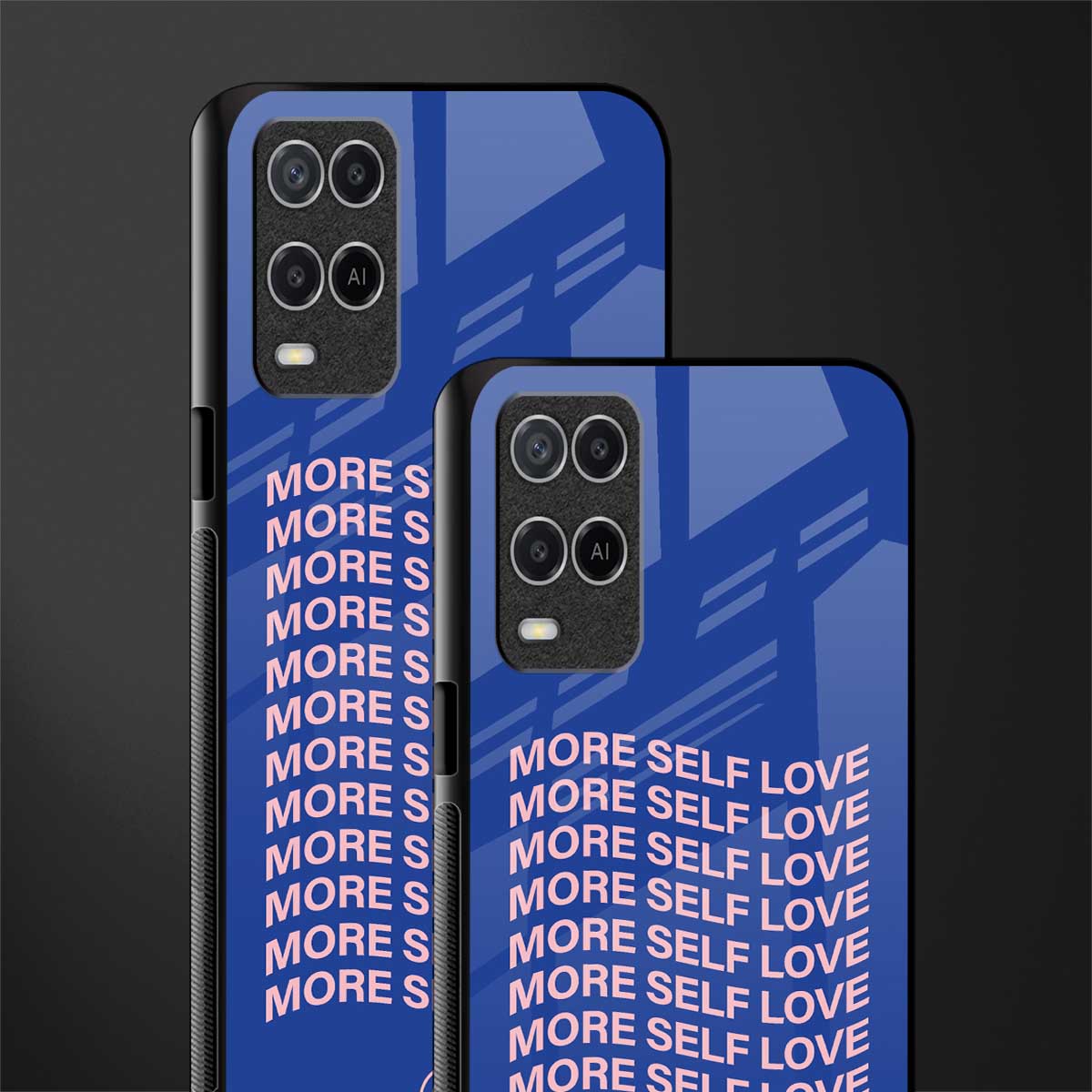more self love glass case for oppo a54 image-2