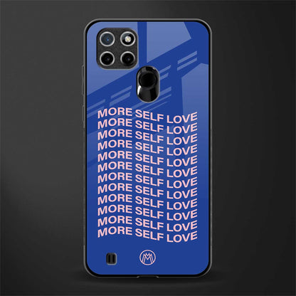 more self love glass case for realme c21 image