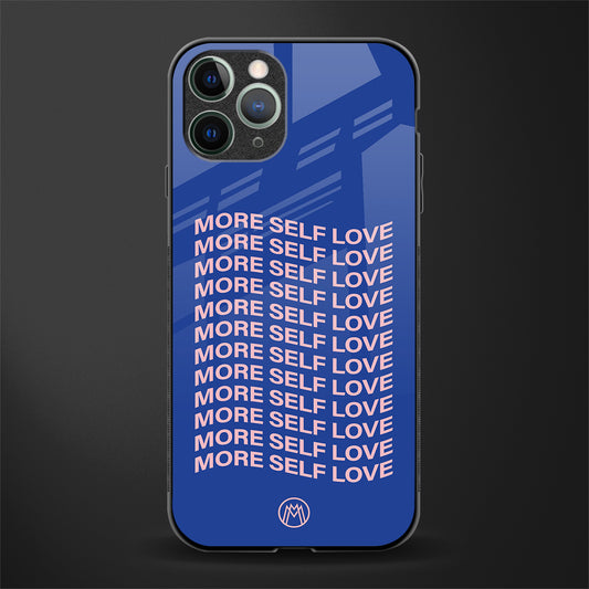 more self love glass case for iphone 11 pro image