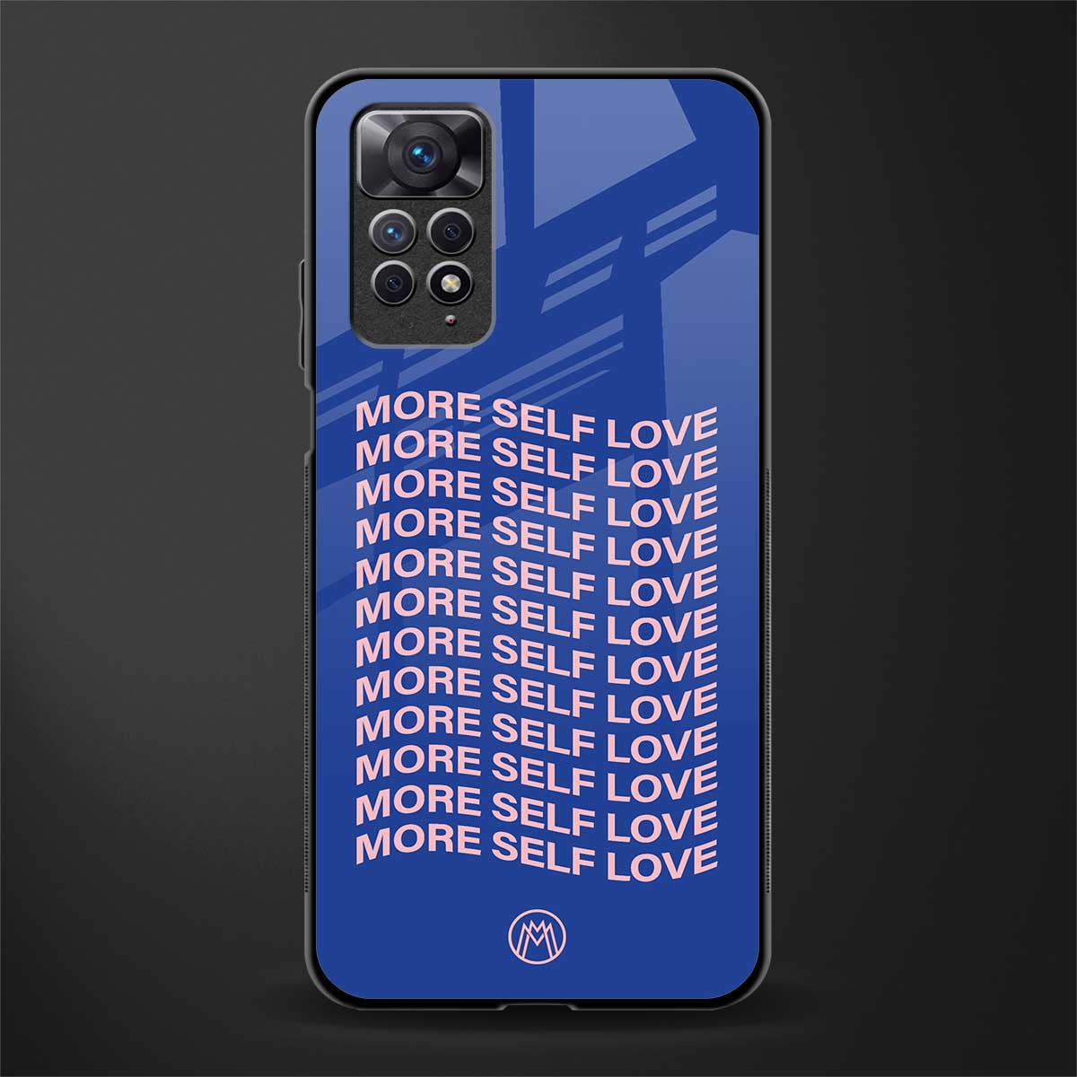 more self love back phone cover | glass case for redmi note 11 pro plus 4g/5g