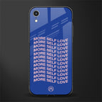 more self love glass case for iphone xr image