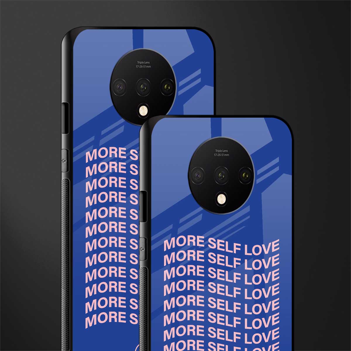 more self love glass case for oneplus 7t image-2