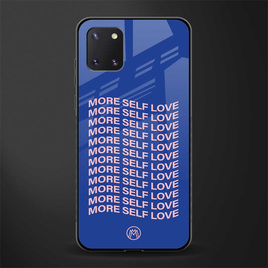 more self love glass case for samsung galaxy note 10 lite image
