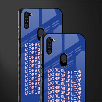 more self love glass case for samsung galaxy m11 image-2
