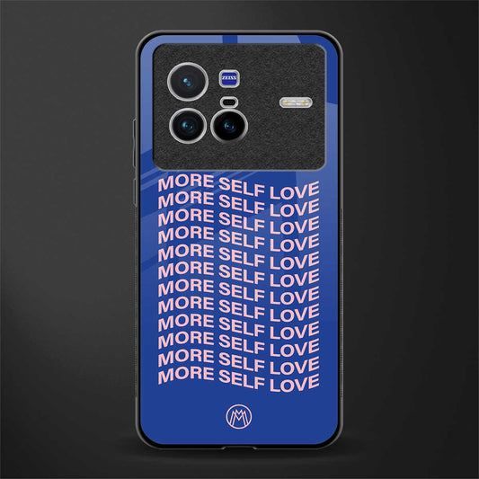 more self love glass case for vivo x80 image