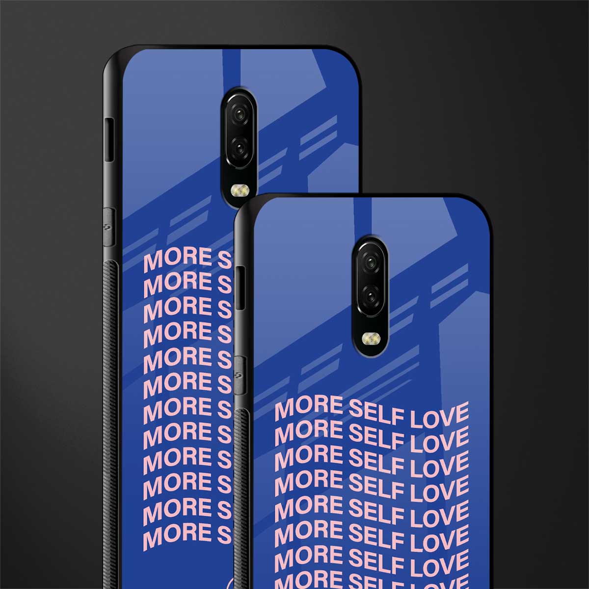 more self love glass case for oneplus 6t image-2
