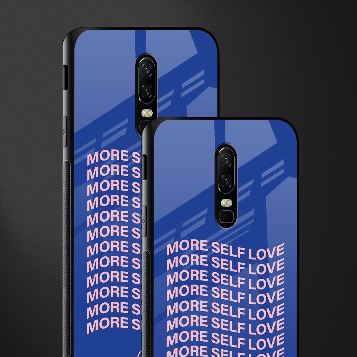 more self love glass case for oneplus 6 image-2