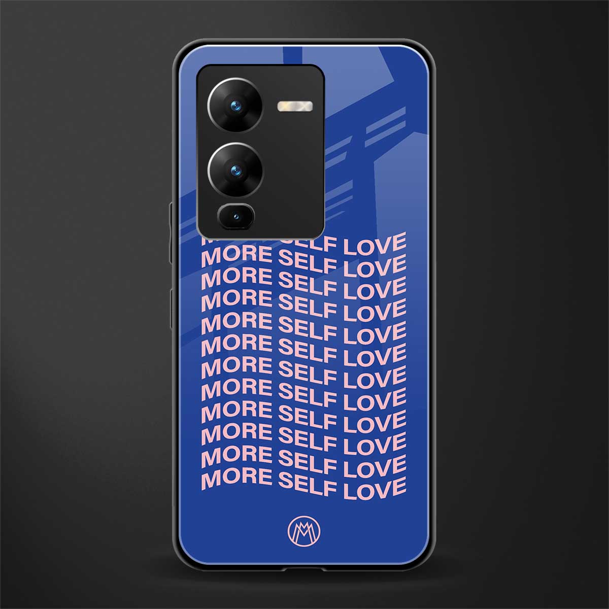 more self love back phone cover | glass case for vivo v25 pro 5g