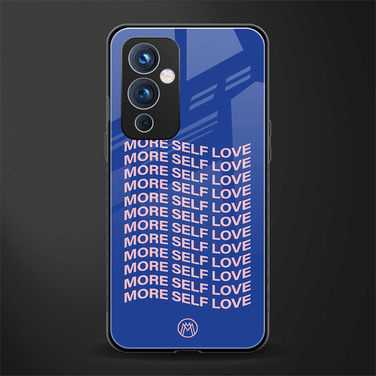 more self love back phone cover | glass case for oneplus 9