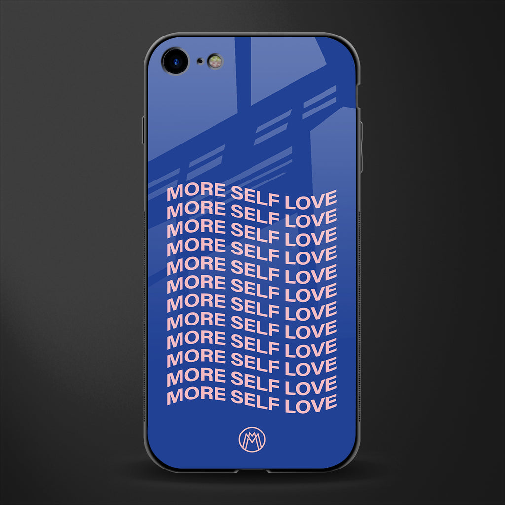 more self love glass case for iphone se 2020 image