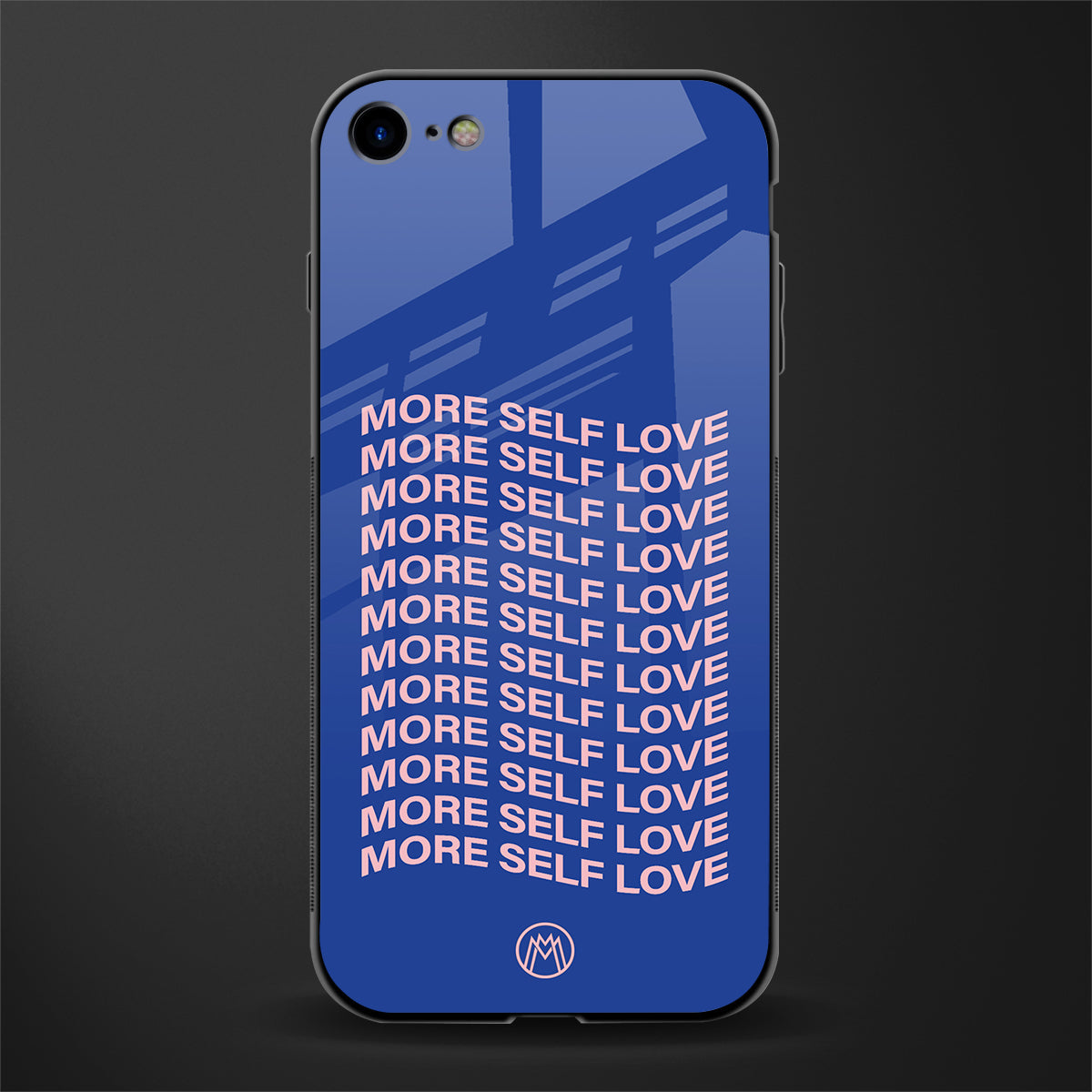 more self love glass case for iphone se 2020 image