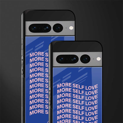more self love back phone cover | glass case for google pixel 7 pro