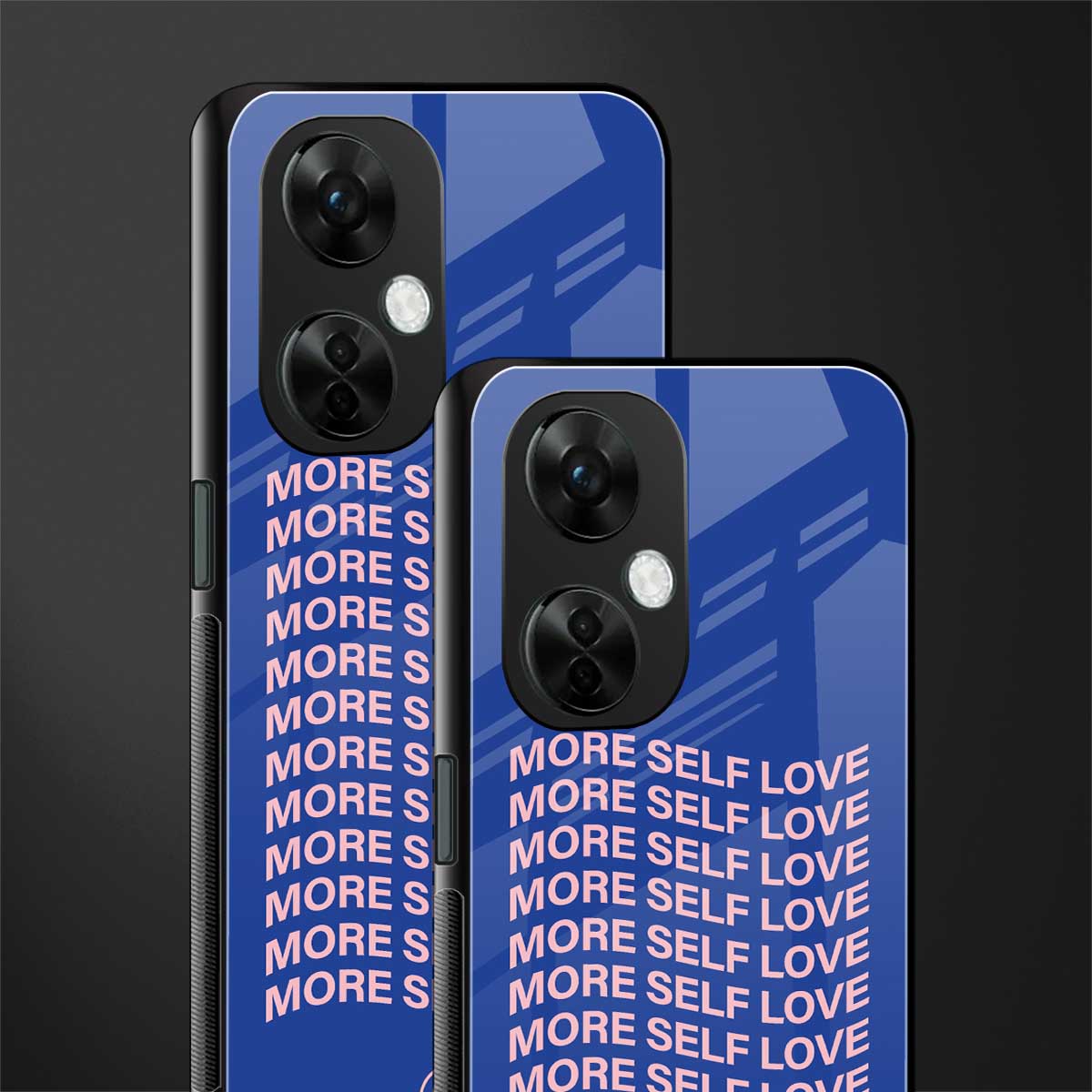 more self love back phone cover | glass case for oneplus nord ce 3 lite