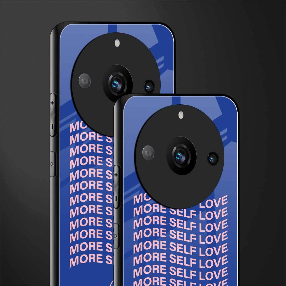 more self love back phone cover | glass case for realme 11 pro 5g