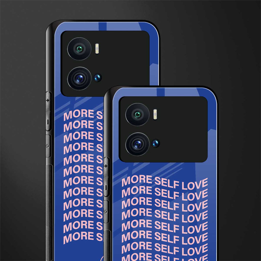 more self love back phone cover | glass case for iQOO 9 Pro