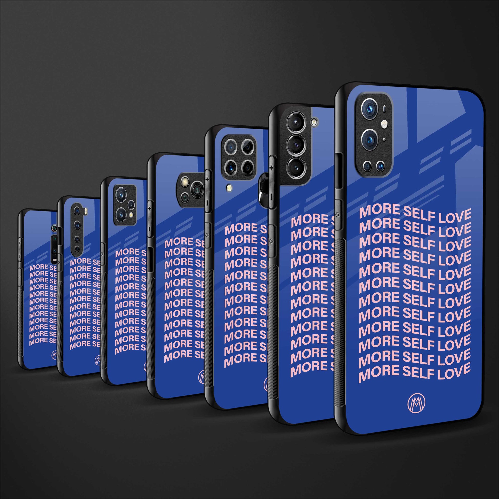 more self love back phone cover | glass case for realme narzo 50a