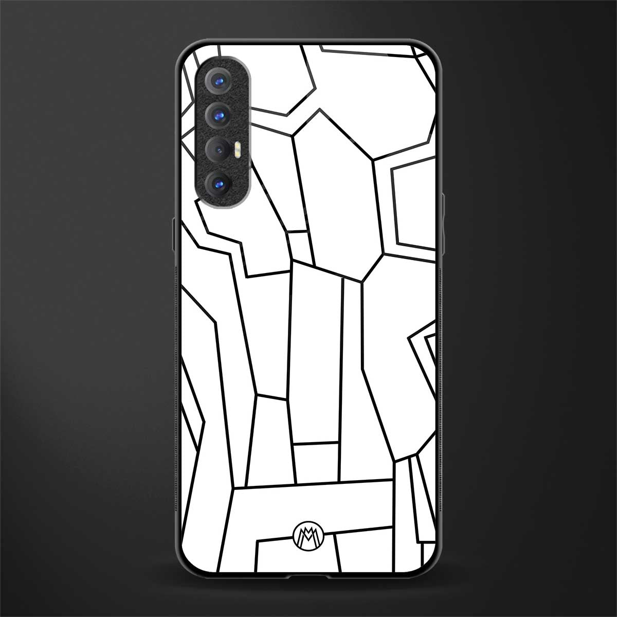 Mosaic Glass Case for oppo reno 3 pro image