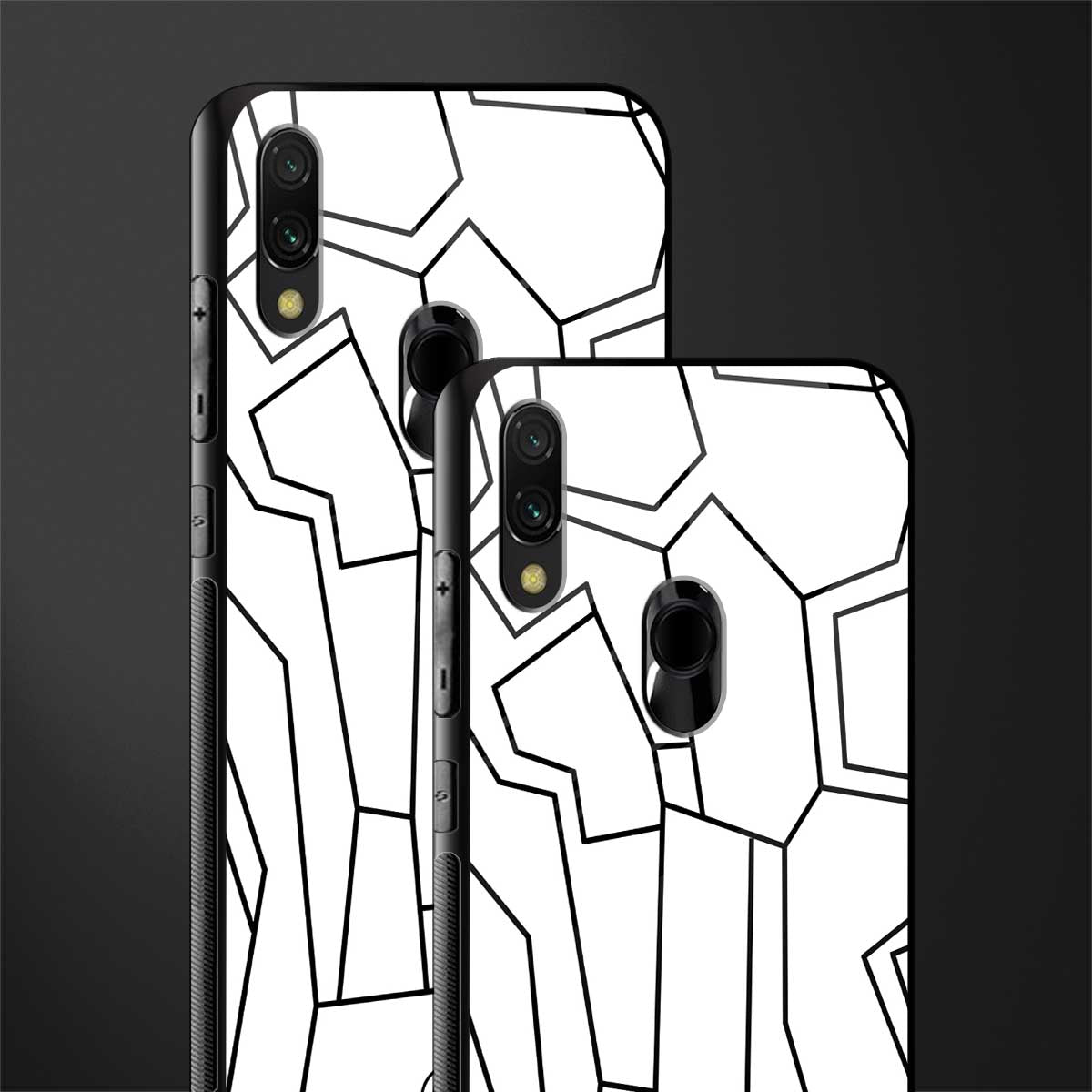 Mosaic Glass Case for redmi note 7 pro image-2