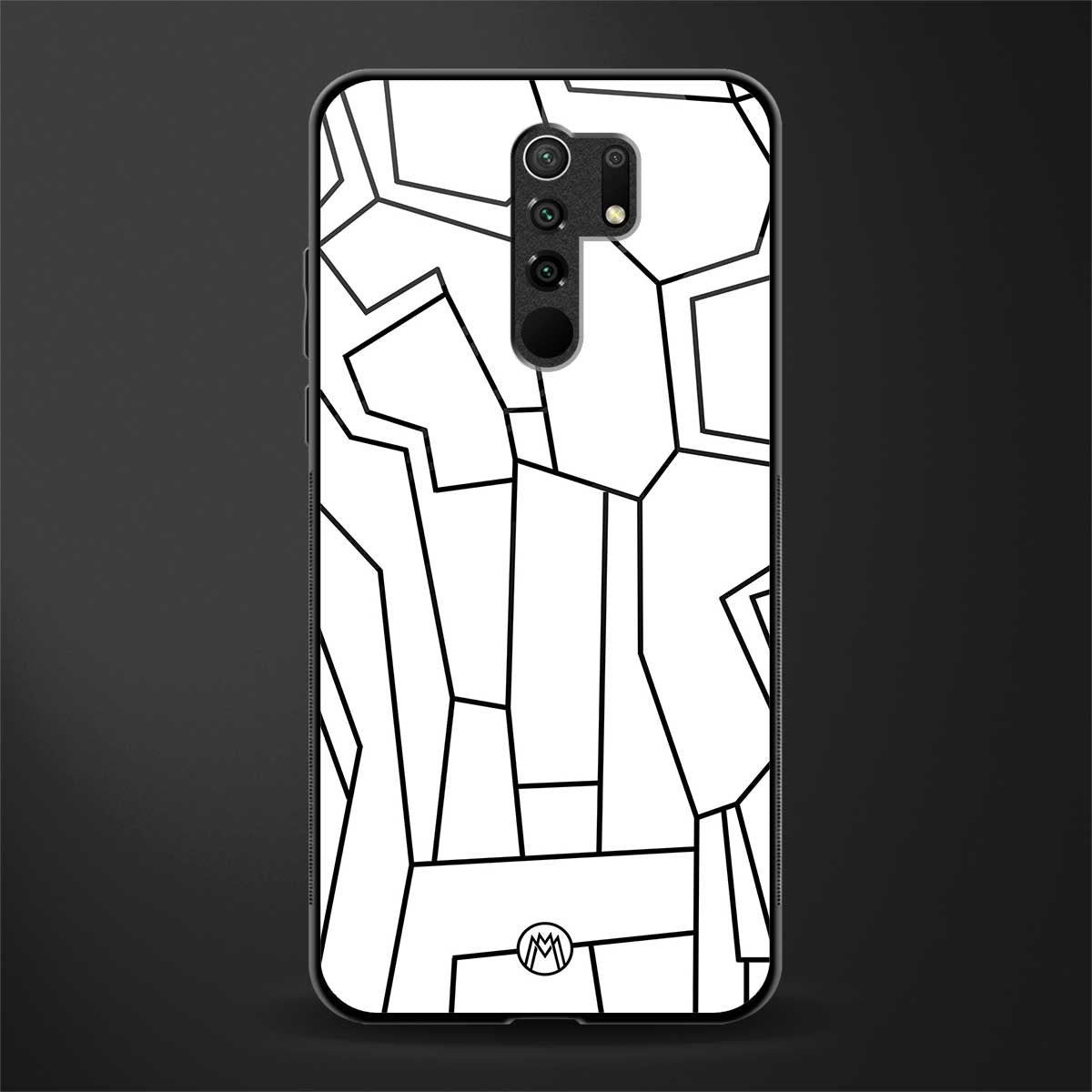 Mosaic Glass Case for redmi 9 prime image