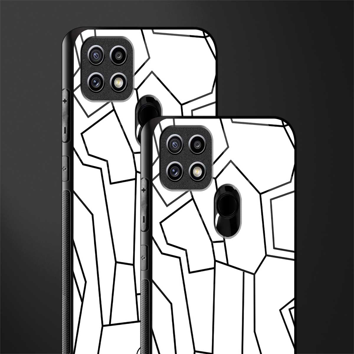Mosaic Glass Case for oppo a15s image-2