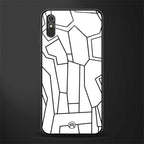 Mosaic Glass Case for redmi 9i image