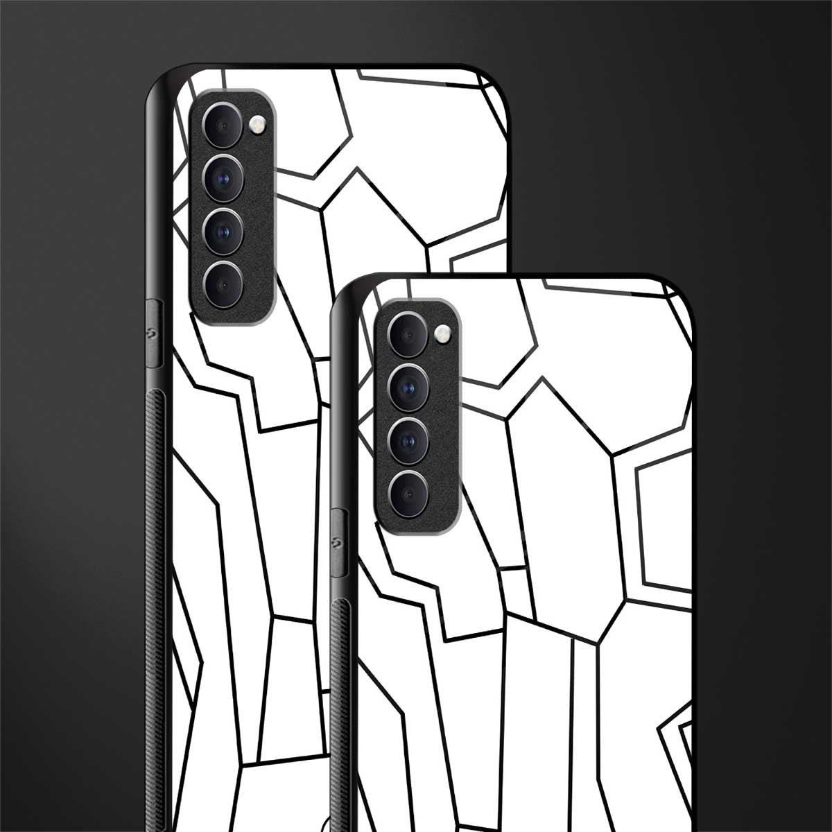 Mosaic Glass Case for oppo reno 4 pro image-2