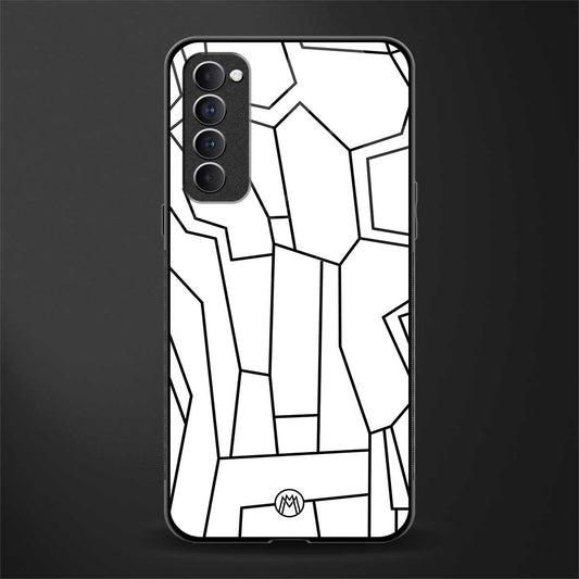 Mosaic Glass Case for oppo reno 4 pro image