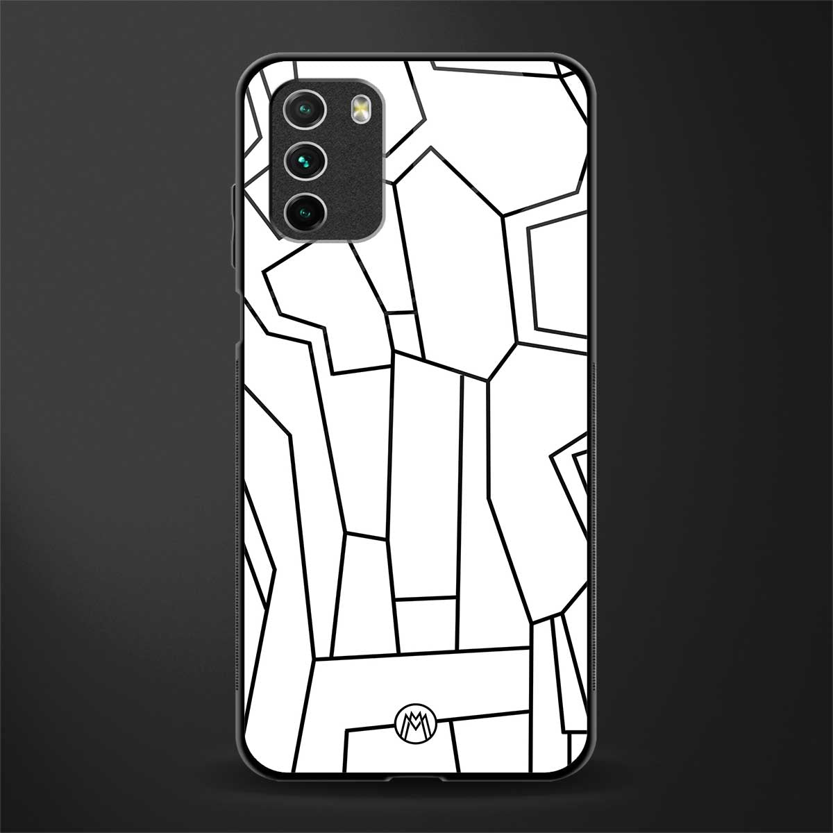 Mosaic Glass Case for poco m3 image