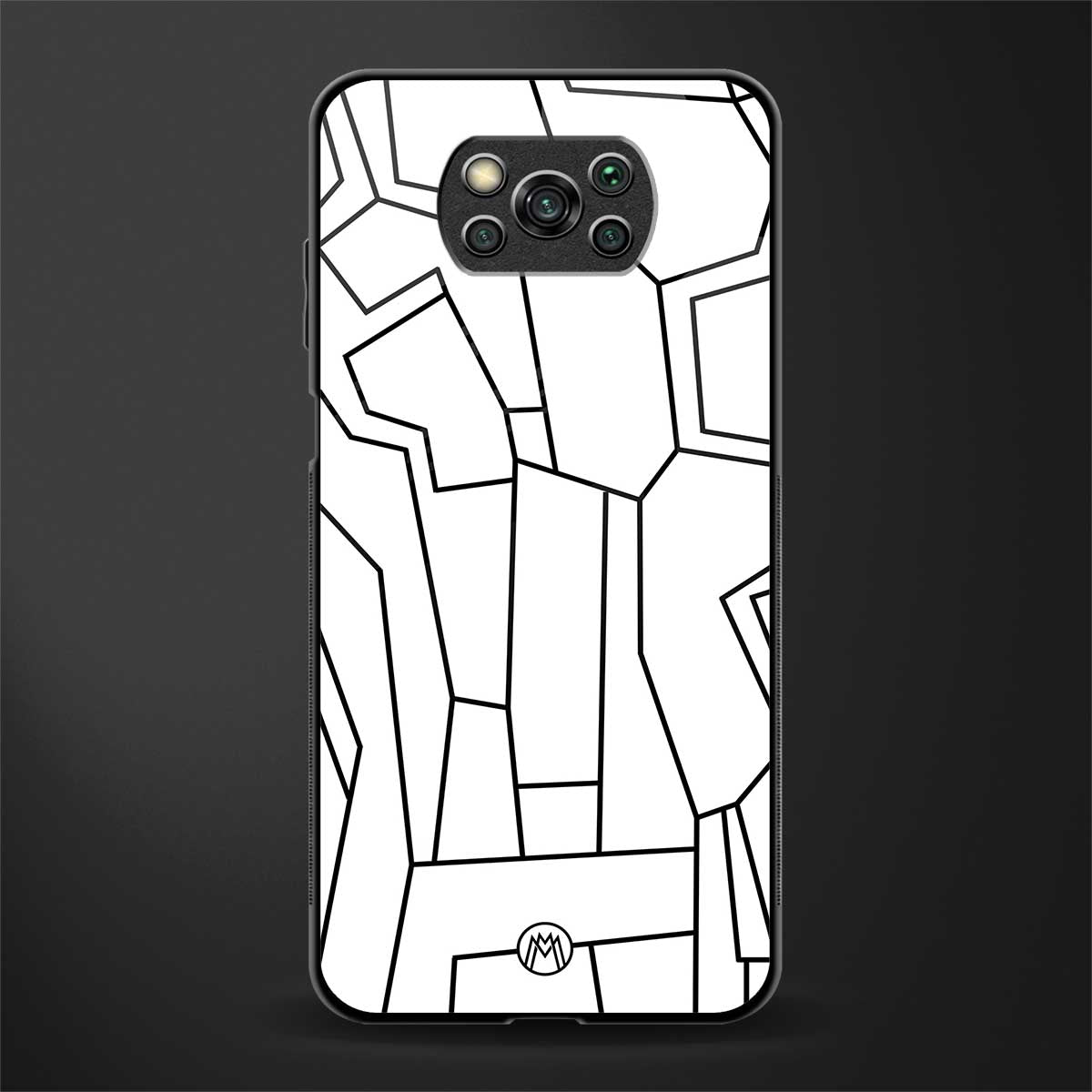 Mosaic Glass Case for poco x3 image