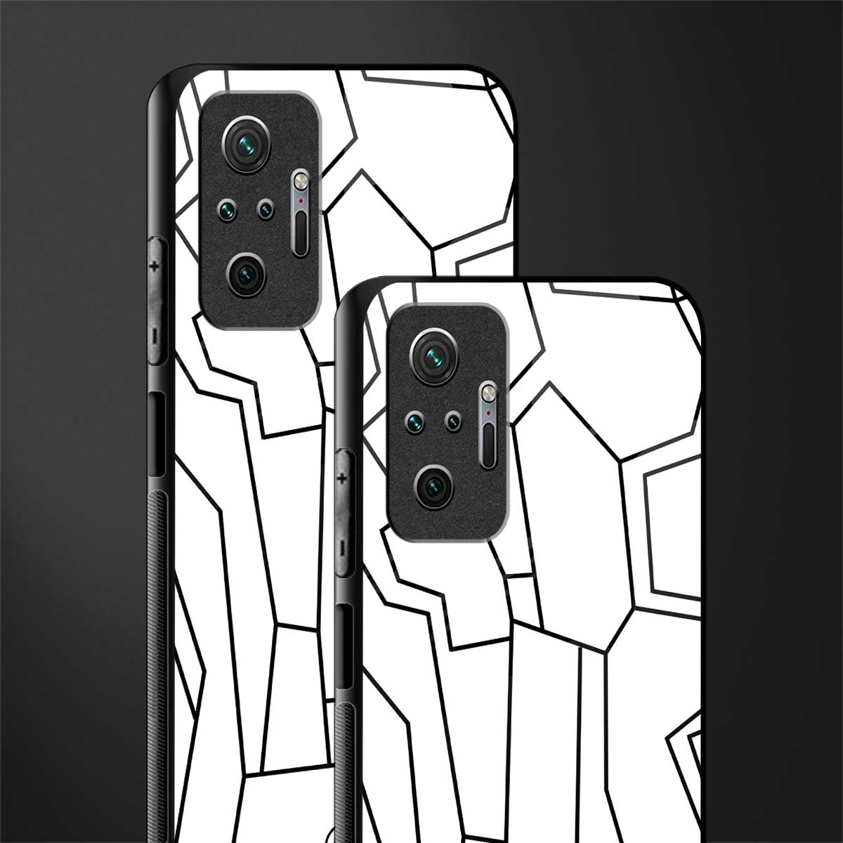 Mosaic Glass Case for redmi note 10 pro image-2