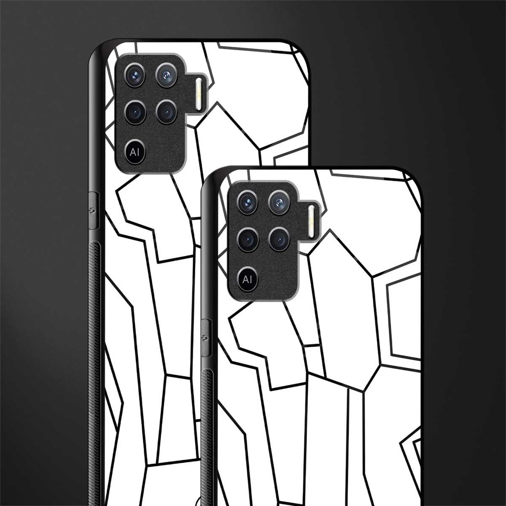 Mosaic Glass Case for oppo f19 pro image-2