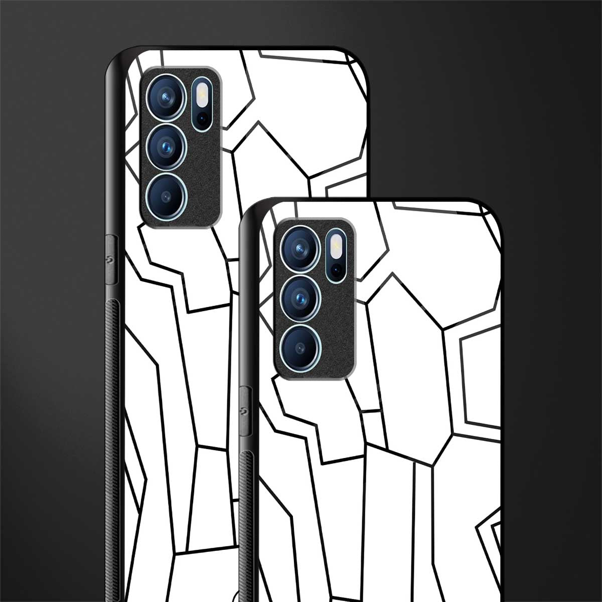 Mosaic Glass Case for oppo reno6 pro 5g image-2