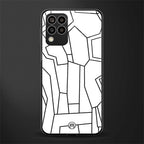 mosaic back phone cover | glass case for samsung galaxy m33 5g