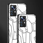 mosaic back phone cover | glass case for xiaomi 12 pro