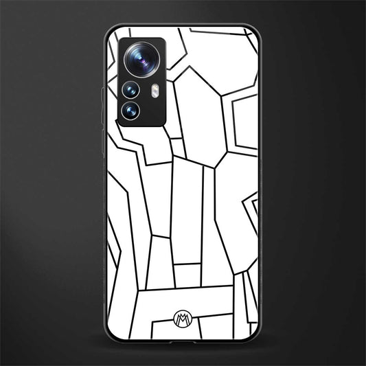 mosaic back phone cover | glass case for xiaomi 12 pro