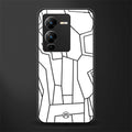 mosaic back phone cover | glass case for vivo v25 pro 5g