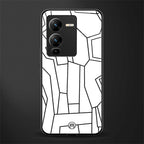 mosaic back phone cover | glass case for vivo v25 pro 5g