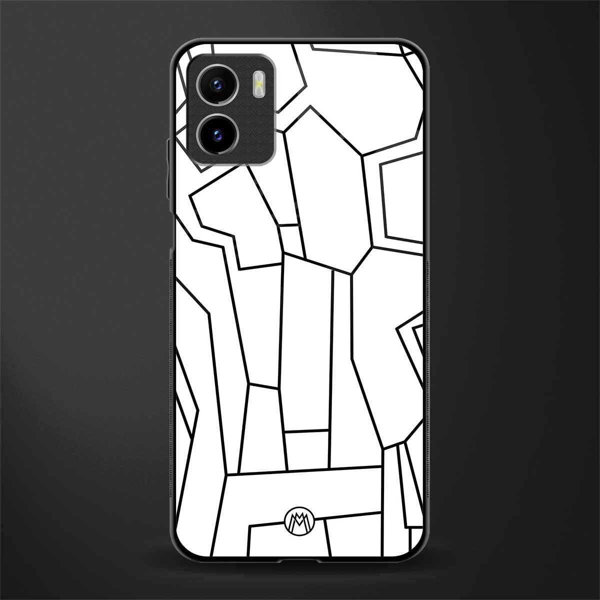 mosaic back phone cover | glass case for vivo y72